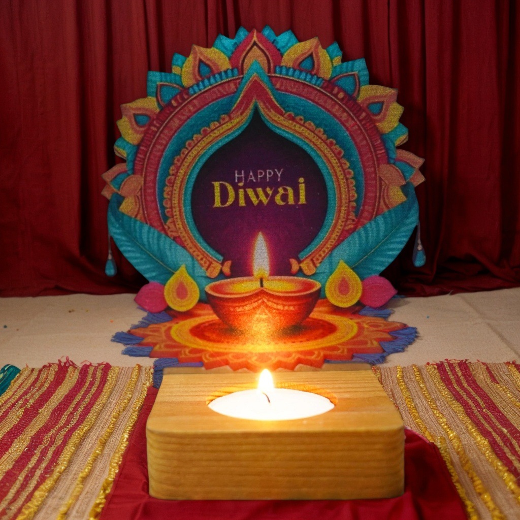 Lighting Decoration For Diwali - Lampu hias besi tempa bertema Festival