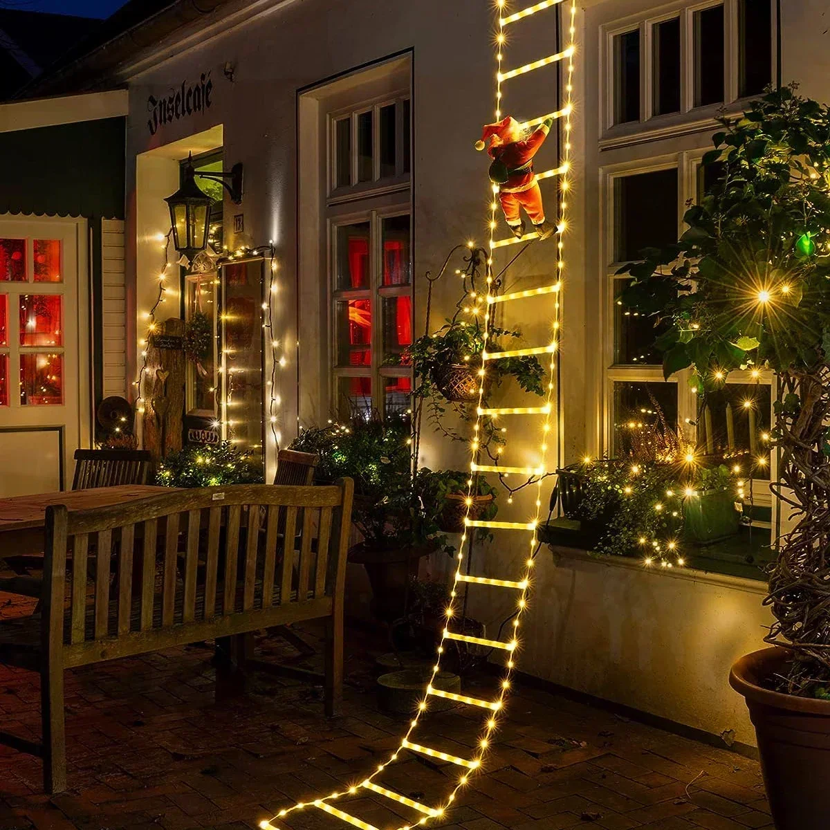 Home Decor Lighting Tree - Lampu tangga LED untuk dekorasi Natal