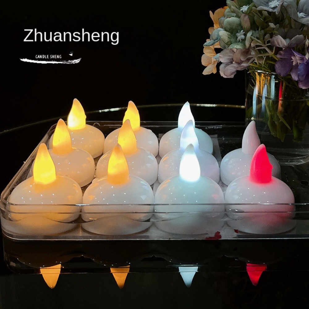 Lighting Decoration For Diwali - 5 Buah Lampu LED Diya Diwali
