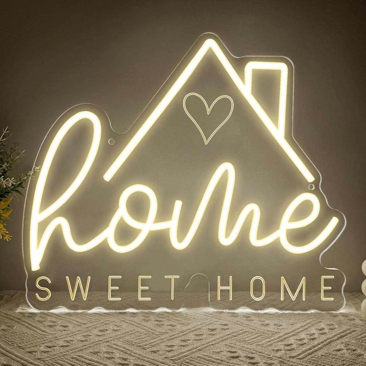Lighting Decor Home - Lampu LED Neon Sweet Home USB