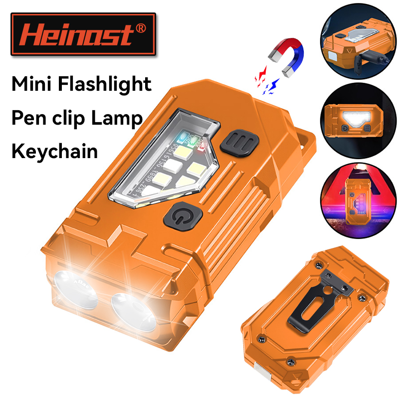 Orange Lighting Decor - Gantungan Kunci Mini Senter EDC Senter