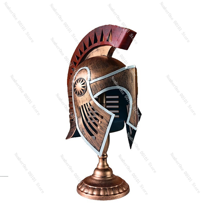 Vintage Lighting Decor - Helm Prajurit Mewah Eropa Bergaya Vintage