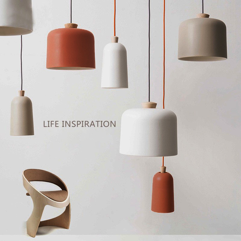 Orange Lighting Decor - Lampu gantung Nordic, lampu dekorasi Interior