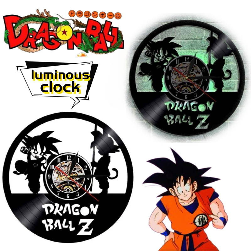 Lighting Room Decor Items - Jam dinding kreatif personalisasi Dragon Ball
