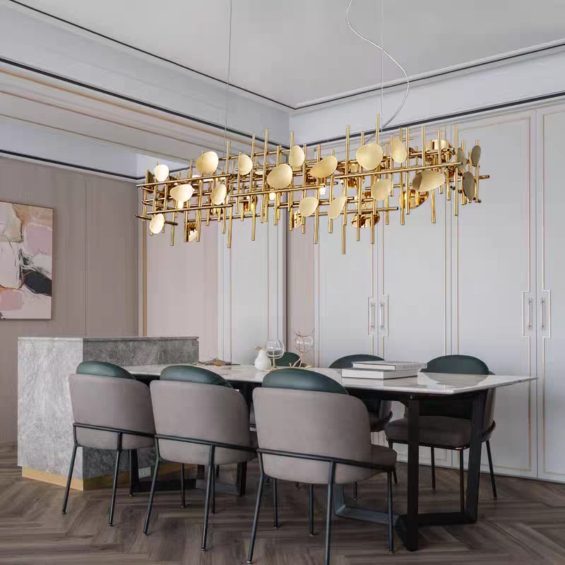 Lighting Home Decor Ideas - Lampu Gantung LED Desain Geometris untuk