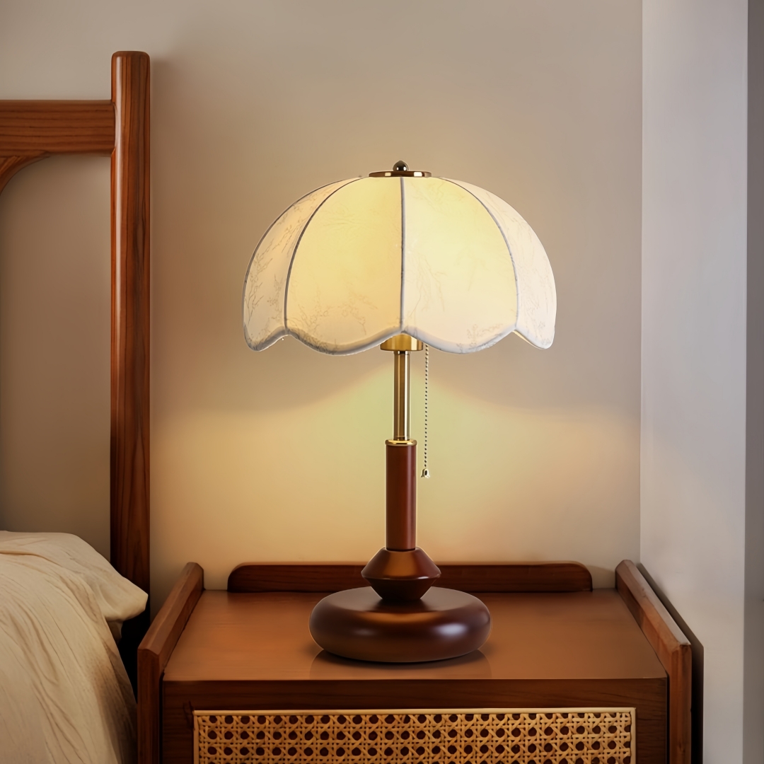 Vintage Lighting Decor - Lampu Meja Vintage Berbentuk Kubah dengan