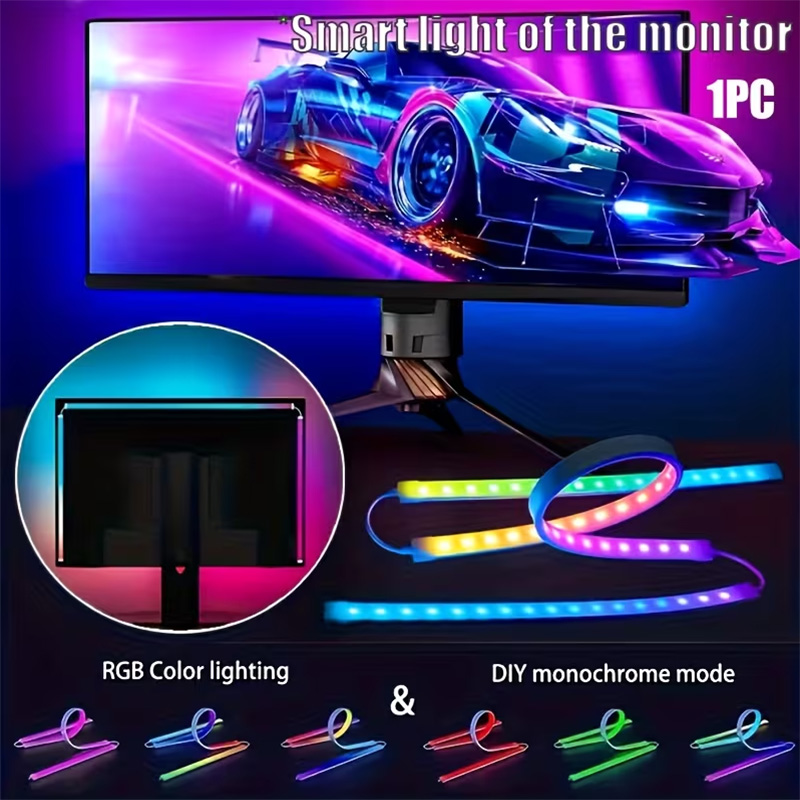 Ambient Led Strip - Lampu Gaming RGB Strip Lampu Latar