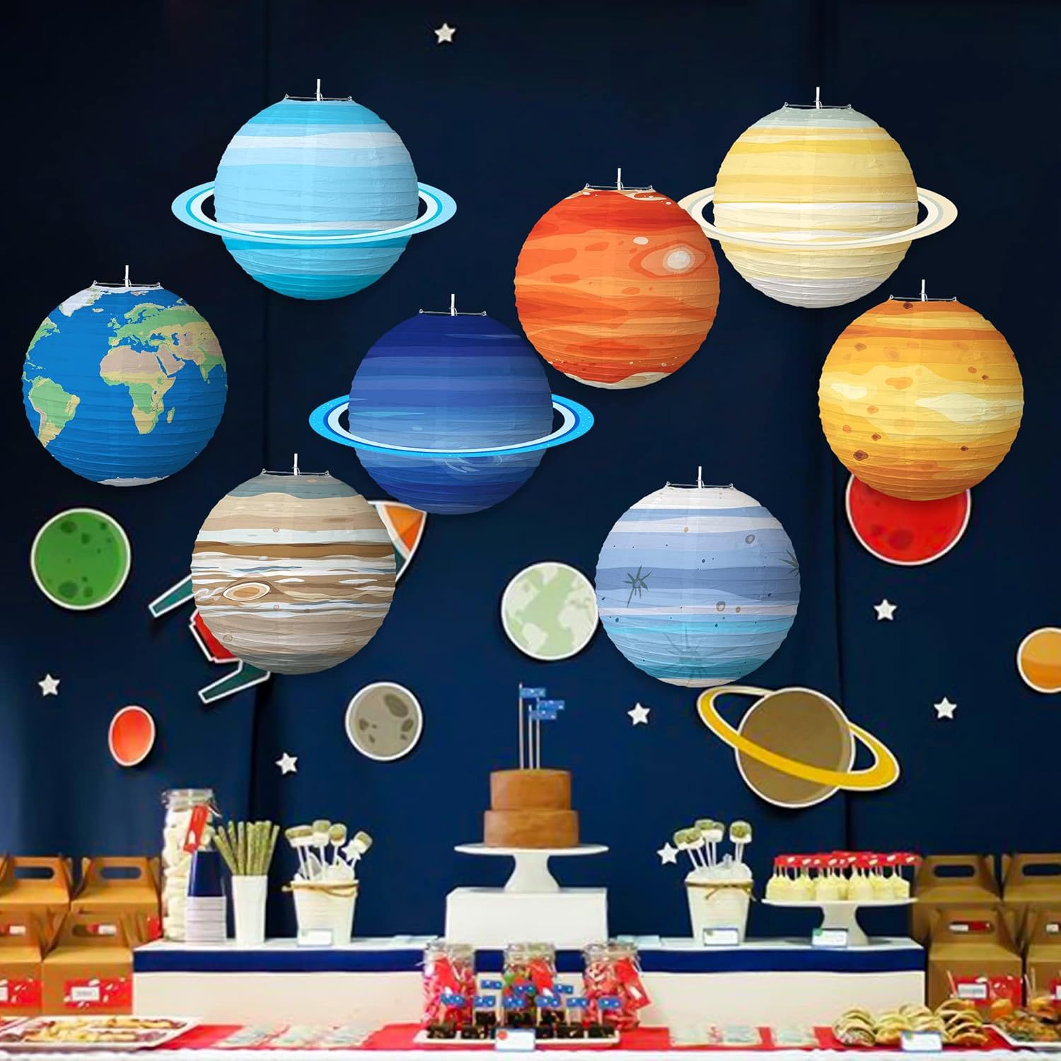 Lantern Paper Solar - Lentera Kertas Planet Kreatif Tata Surya