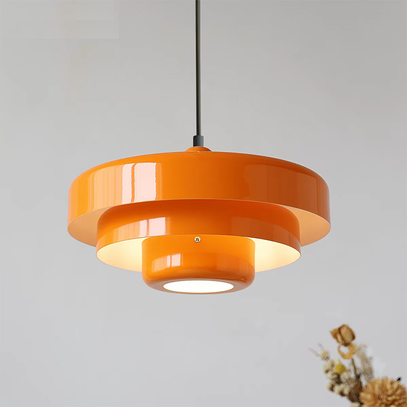 Orange Lighting Decor - Lampu Gantung Oranye Retro Abad Pertengahan