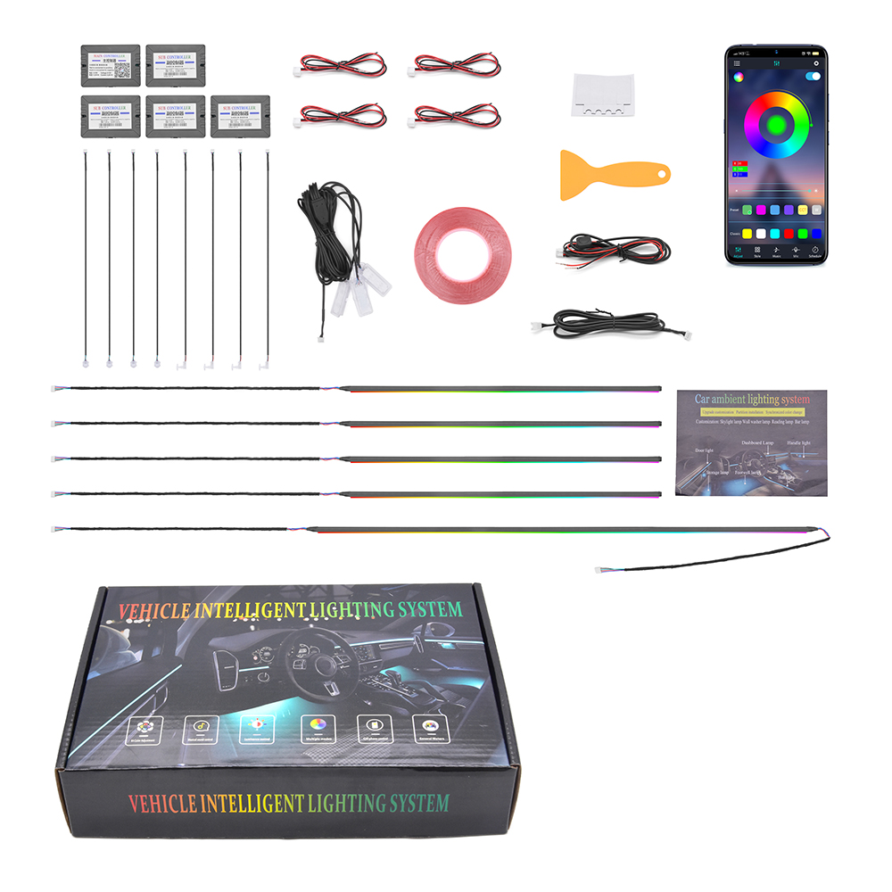 Ambient Led Strip - Kit Lampu Ambient Mobil Terlaris 18