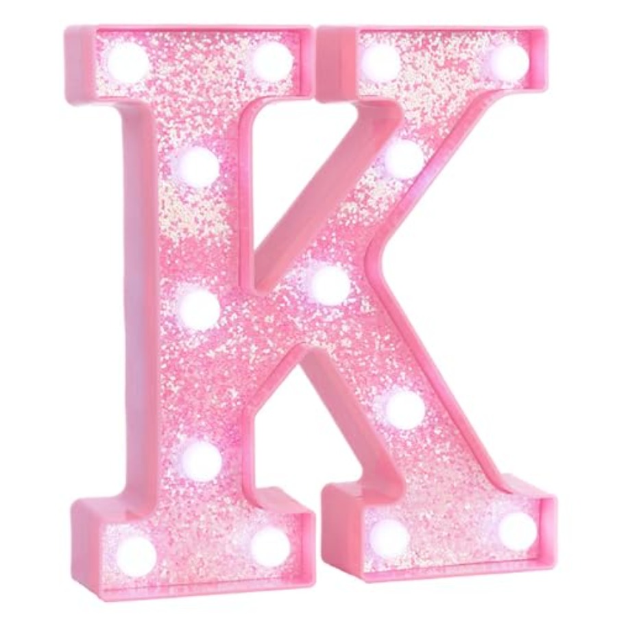 Light Up Letters Marquee - Lampu Huruf Marquee Pink, Lampu Huruf