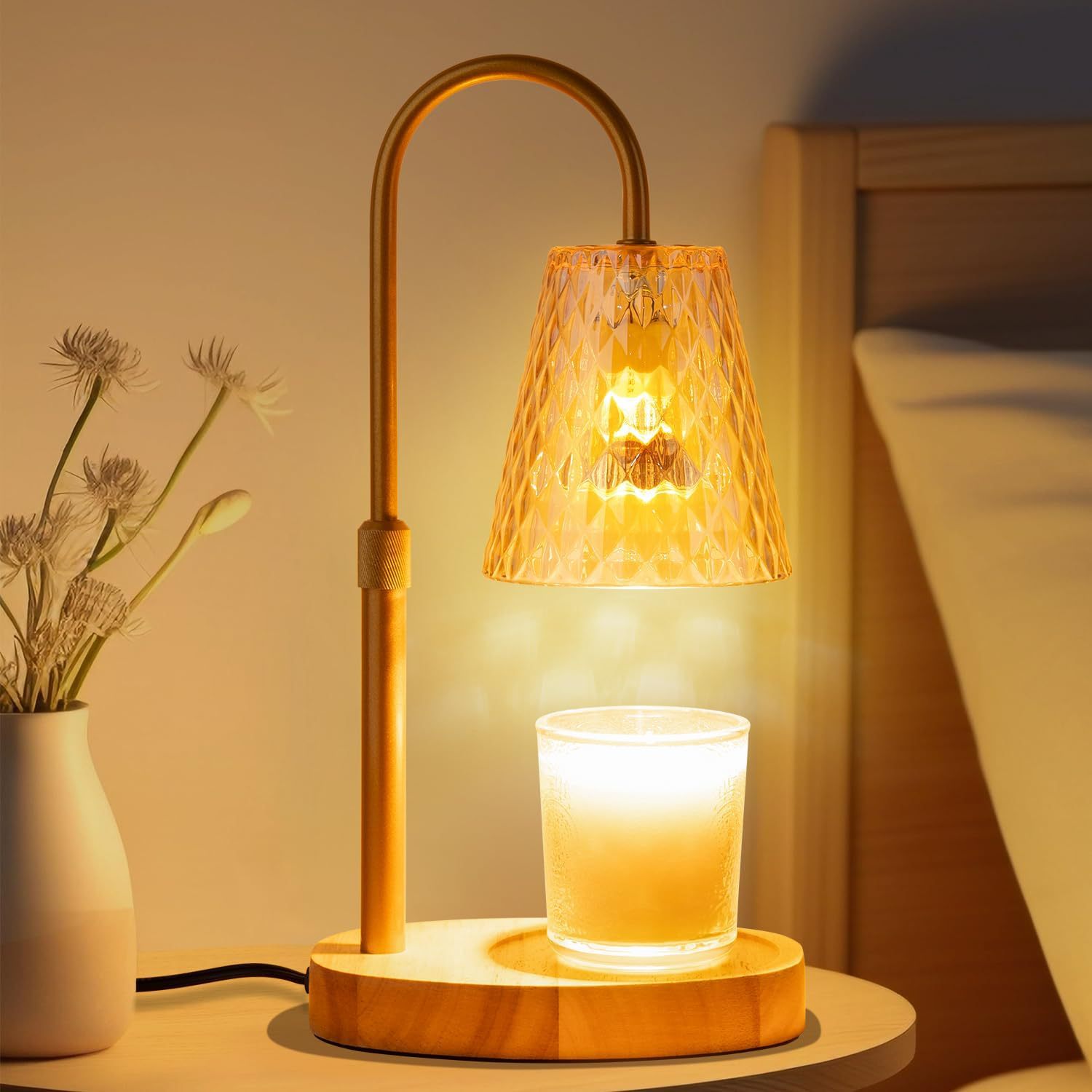 Vintage Lighting Decor - Lampu Pemanas Lilin Aromaterapi Tanpa Api