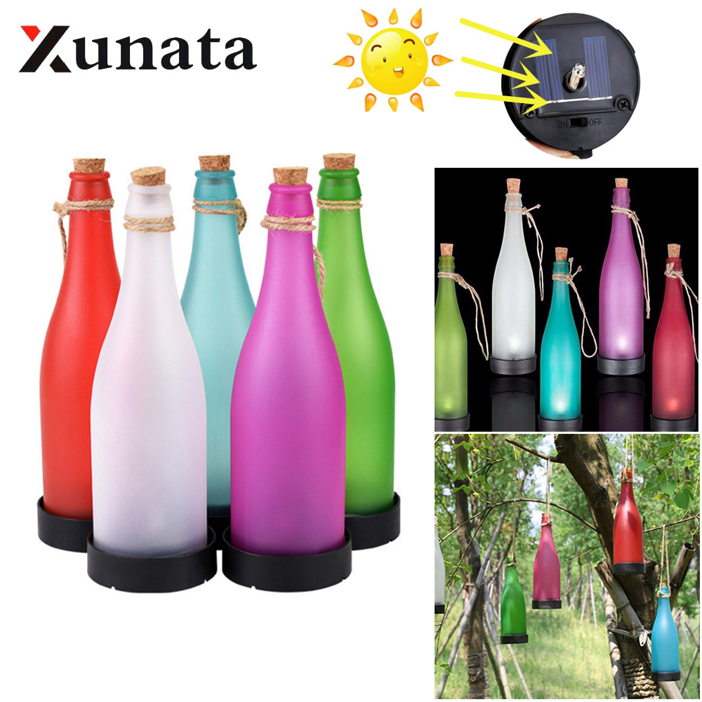 Lantern Paper Solar - Botol Anggur Lampu Gantung Lampu Taman