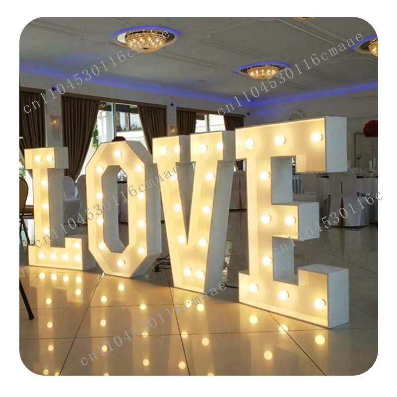 Light Up Letters Marquee - Lampu Dekorasi Marry Me Huruf Marquee