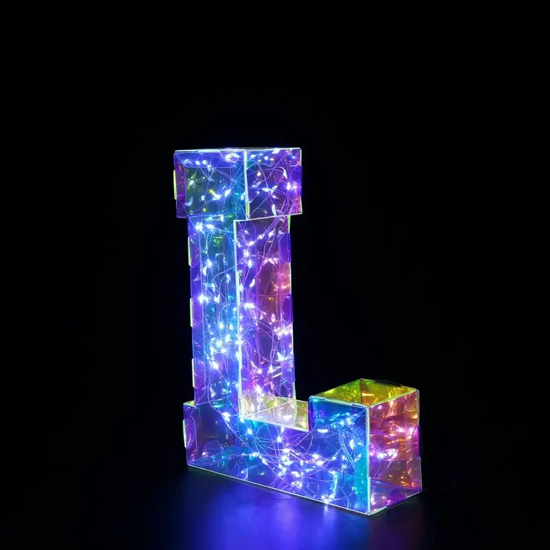 Light Up Letters Marquee - Huruf & Angka LED Gaya Glam