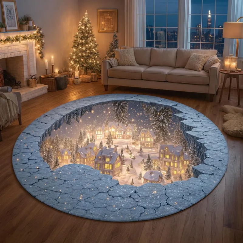 Bathroom Lighting Decor Ideas - Karpet Desa Natal 3D, Karpet Kota