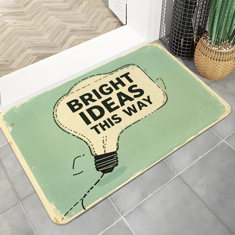 Lighting Home Decor Ideas - Keset Pintu Bright Ideas Light Bulb,