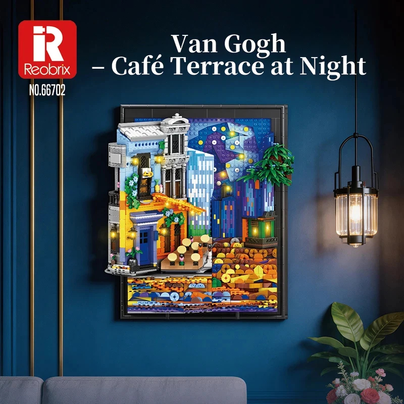 Lighting Home Decor Ideas - 2678PCS Bingkai Gambar Kafe Langit Malam
