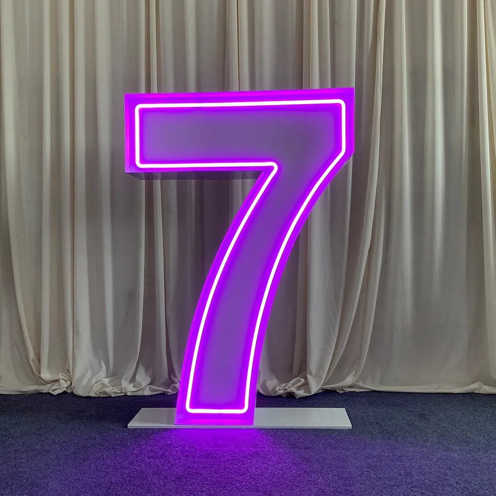 Light Up Letters Marquee - Lampu Neon LED RGB Huruf Besar