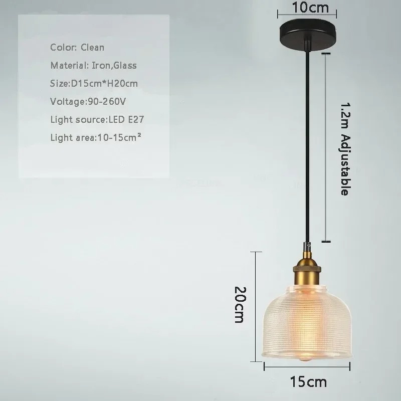 Lampu Gantung Kaca Vintage, Ba - Lighting Room Decor Items ulasan dan harga