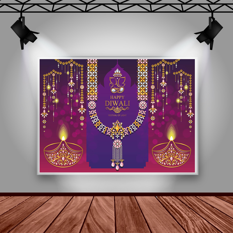 Selamat Diwali fotografi latar - Lighting Decoration For Diwali ulasan dan harga