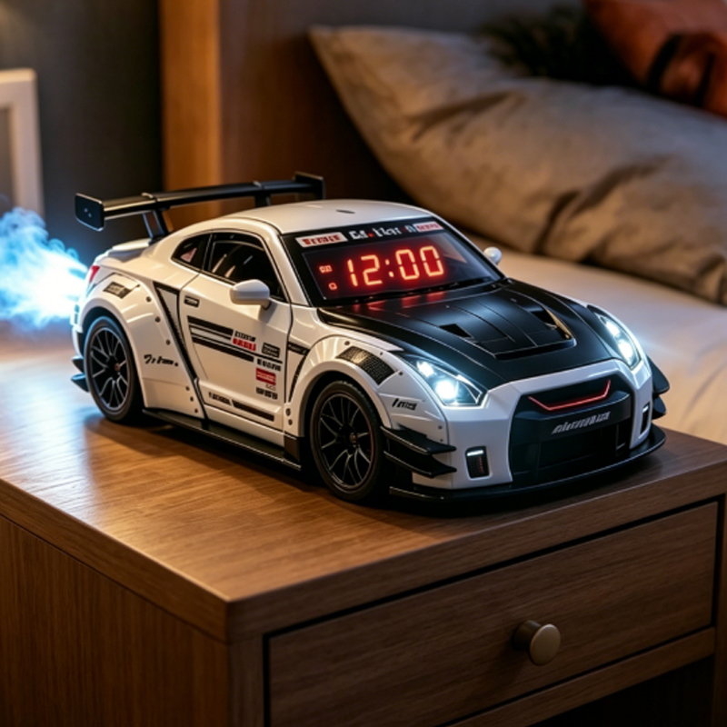 1SET Jam Alarm Mobil dengan La - Unique Lighting Decor ulasan dan harga