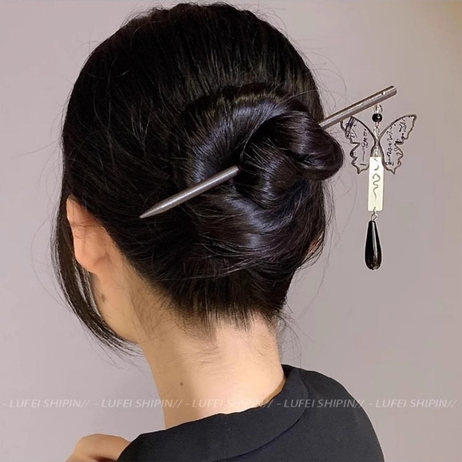 Jepit Rambut Rumbai Kayu Mewah - Vintage Lighting Decor ulasan dan harga