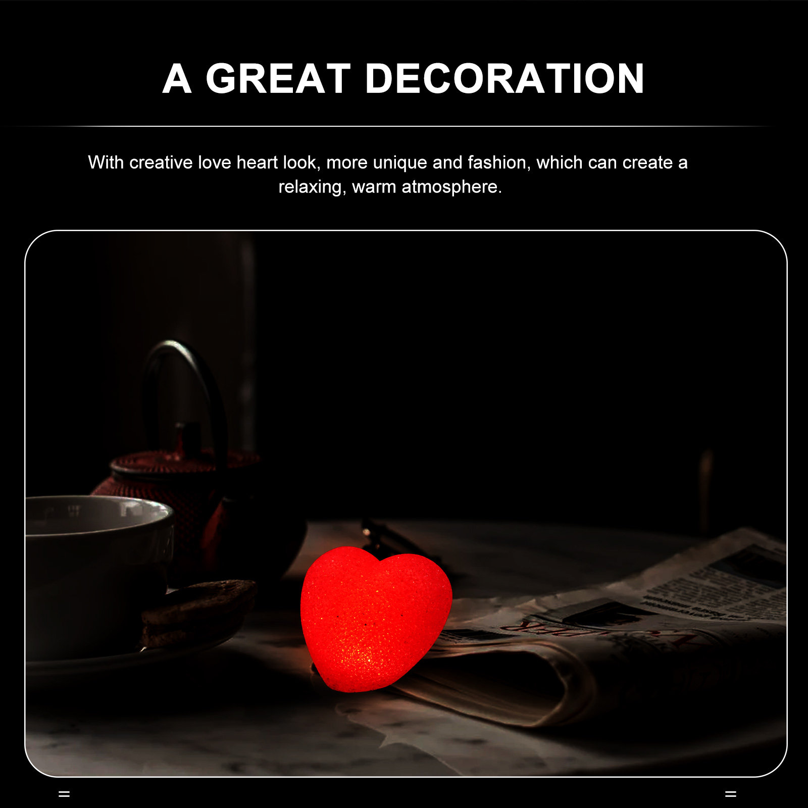 1Pcs Lampu Malam LED Bentuk Ha - Lighting Home Decor Ideas ulasan dan harga