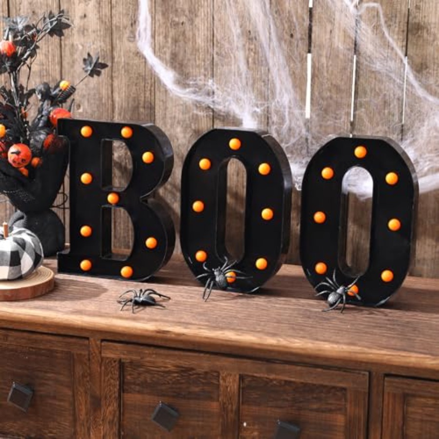 Dekorasi Halloween - 3 Huruf L - Light Up Letters Marquee ulasan dan harga