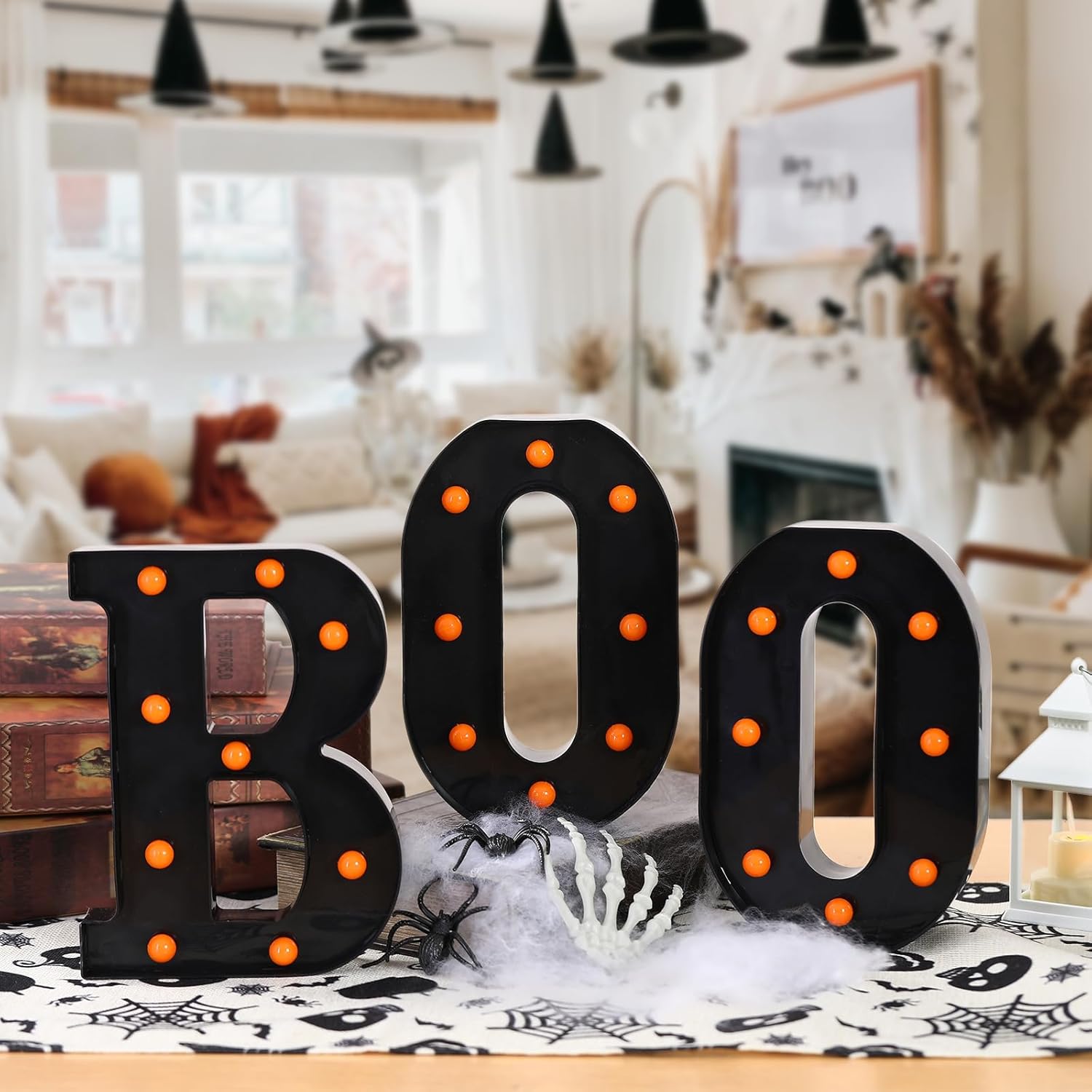 Dekorasi Halloween-3 LED Marqu - Light Up Letters Marquee ulasan dan harga