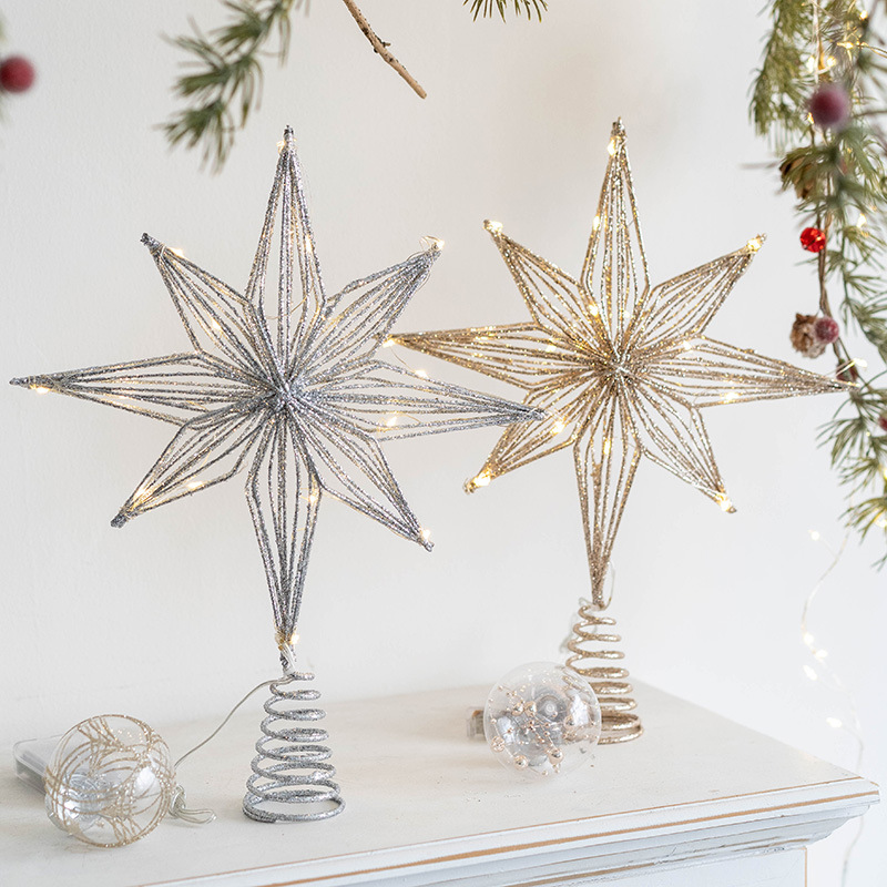 Hiasan Puncak Pohon Natal LED  - Home Decor Lighting Tree ulasan dan harga