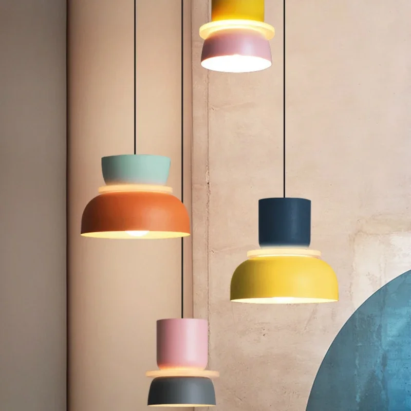 Lampu Gantung Modern Baru Led  - Orange Lighting Decor ulasan dan harga