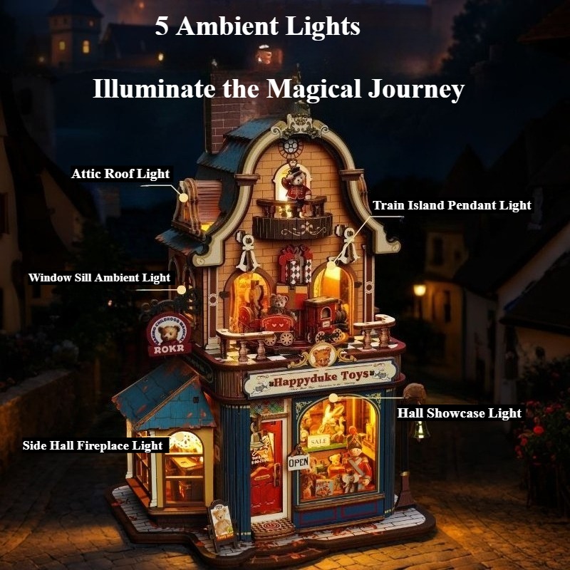Model Rakitan Toko Mainan Beru - Lighting Room Decor Items ulasan dan harga