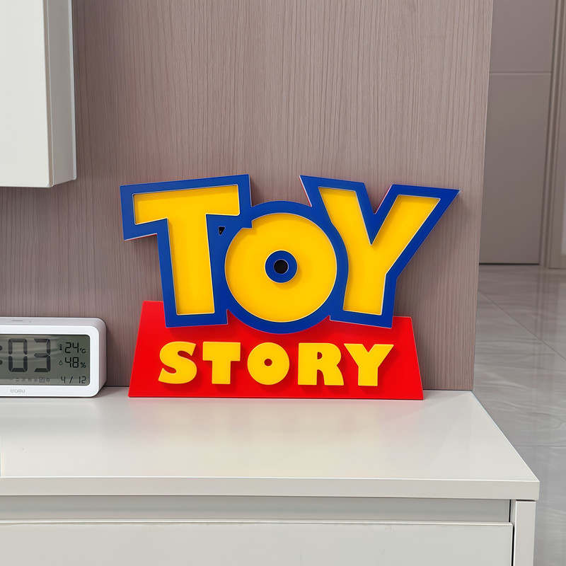 TOY STORY 3DLogo Signboard Kar - Lighting Room Decor Items ulasan dan harga