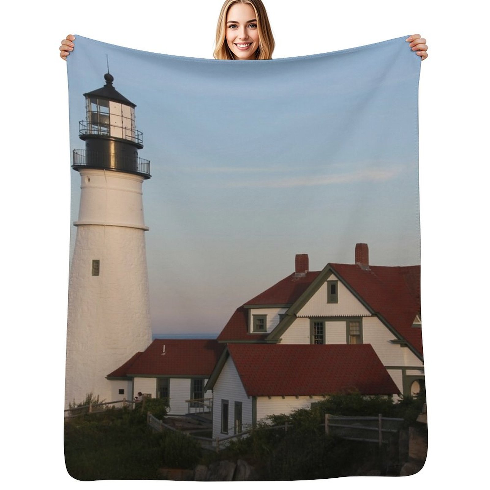 Portland Head Light Throw Blan - Lighting Home Decor Ideas ulasan dan harga