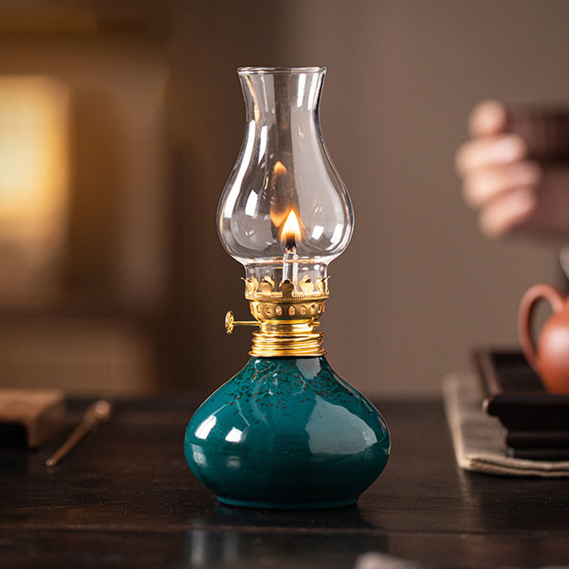 Lampu Minyak Keramik Vintage M - Vintage Lighting Decor ulasan dan harga