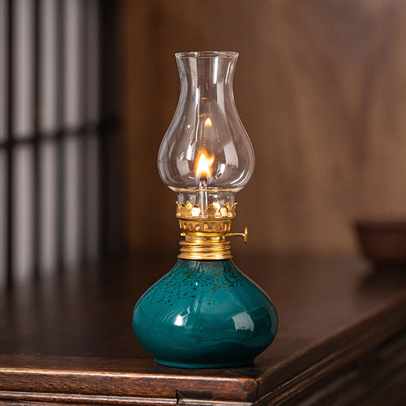 Lampu Minyak Keramik Vintage M - Vintage Lighting Decor ulasan dan harga