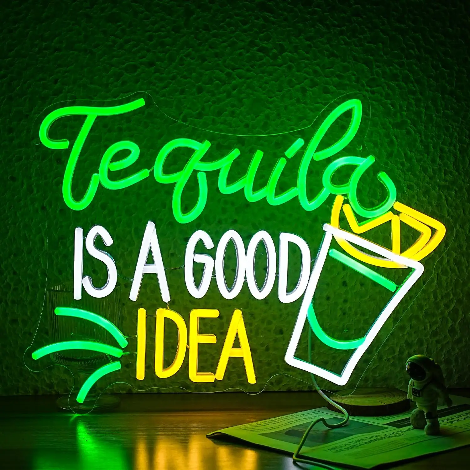 Lampu Neon Tequila USB Dimmabl - Lighting Home Decor Ideas ulasan dan harga