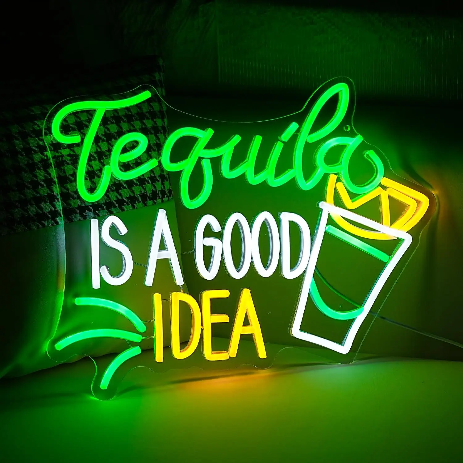 Lampu Neon Tequila USB Dimmabl - Lighting Home Decor Ideas ulasan dan harga