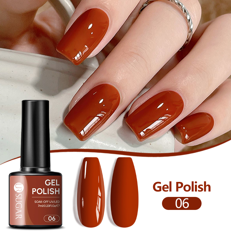 UR SUGAR 1/6pcs Set Kutek Gel  - Orange Lighting Decor ulasan dan harga