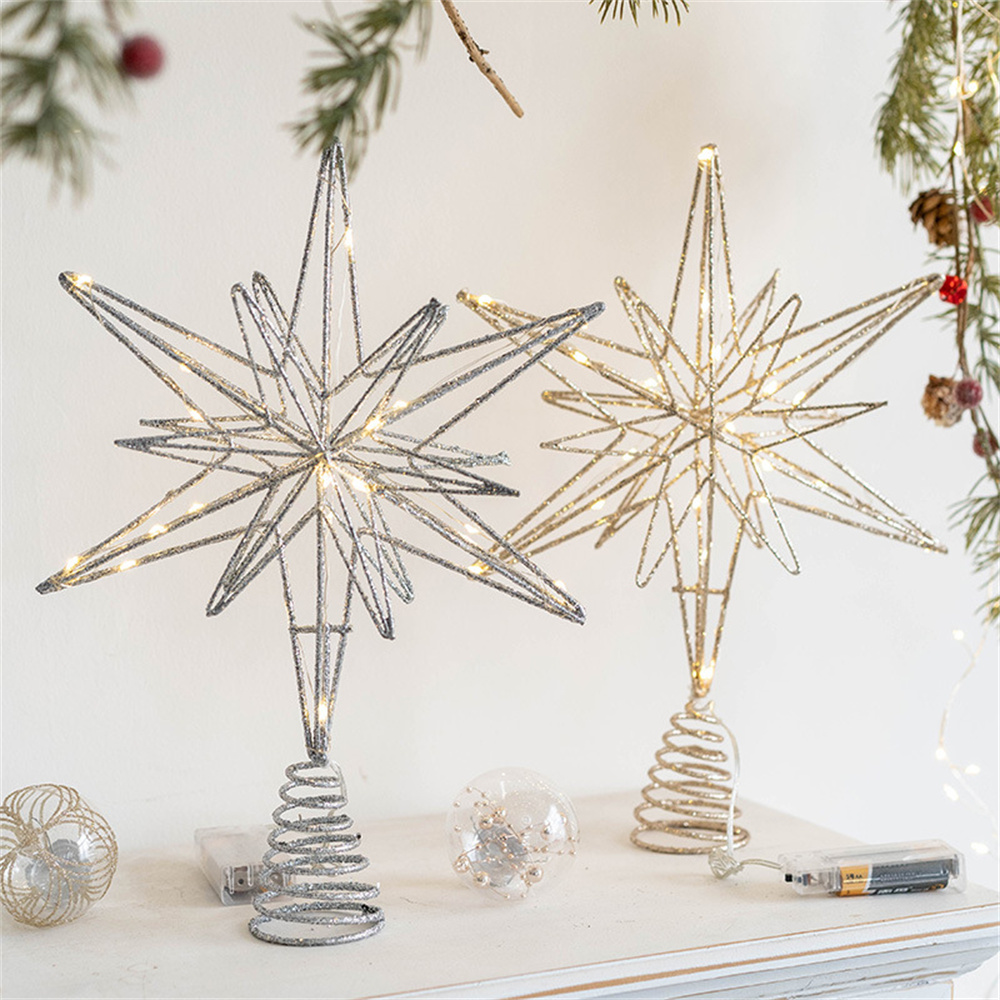 Hiasan pohon Natal bintang den - Home Decor Lighting Tree ulasan dan harga