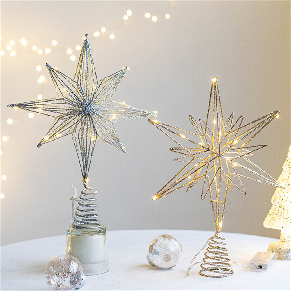 Hiasan pohon Natal bintang den - Home Decor Lighting Tree ulasan dan harga