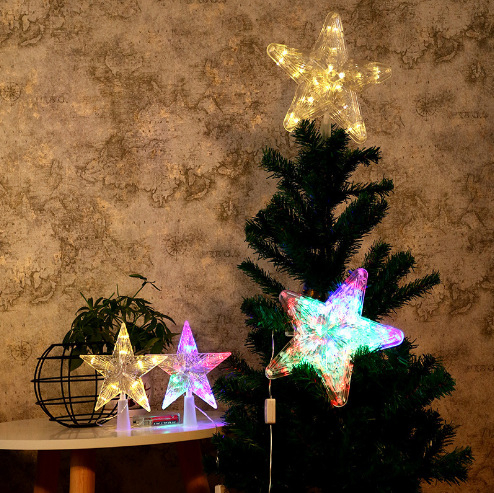 15/19/23cm Bintang Puncak Poho - Home Decor Lighting Tree ulasan dan harga