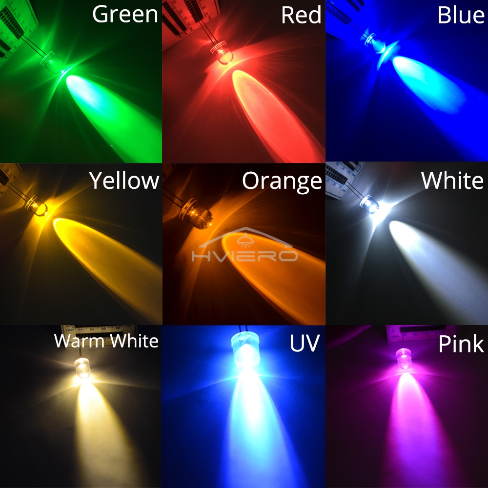50 buah 10mm lampu bulat atas  - Orange Lighting Decor ulasan dan harga