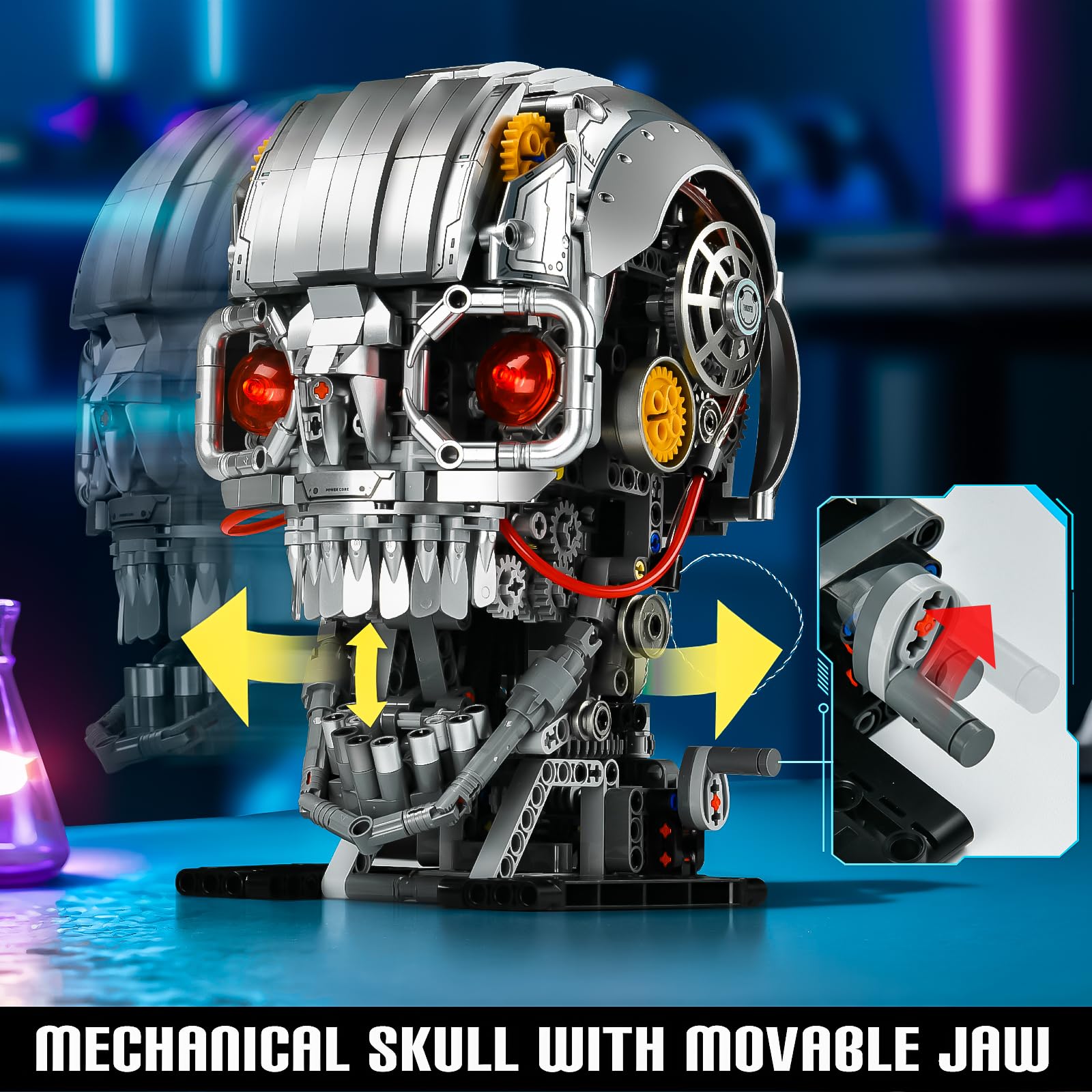 1099PCS Ideas Mechanical Skull - Lighting Home Decor Ideas ulasan dan harga