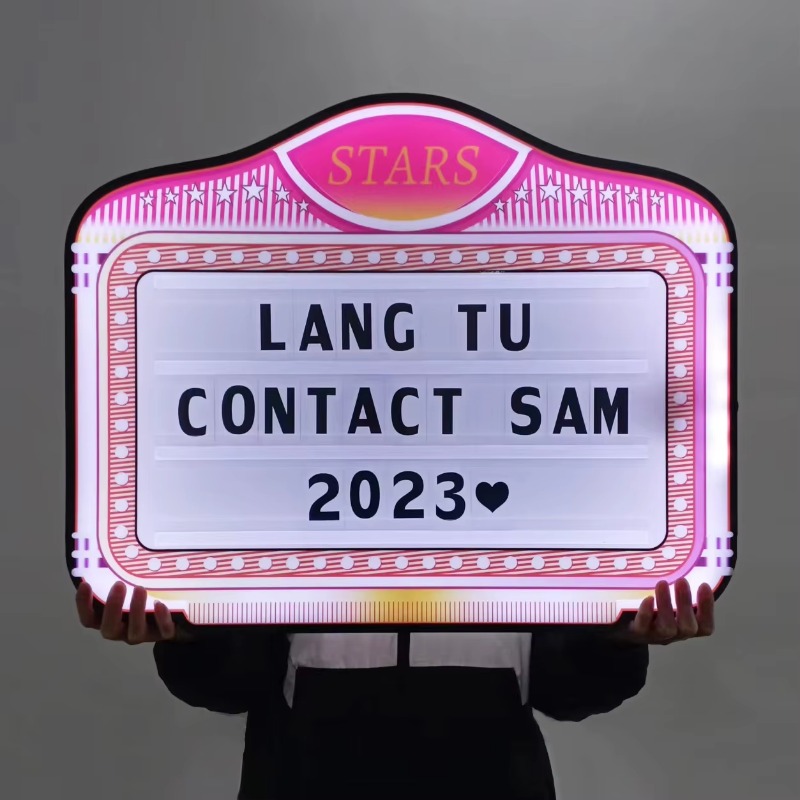 Stand Display Minuman Keras LE - Light Up Letters Marquee ulasan dan harga