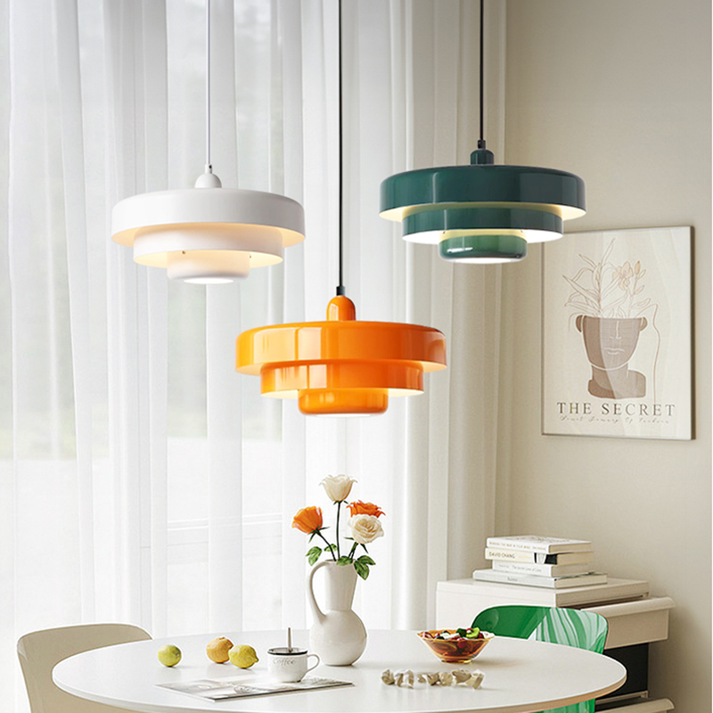 Lampu Gantung Oranye Retro Aba - Orange Lighting Decor ulasan dan harga