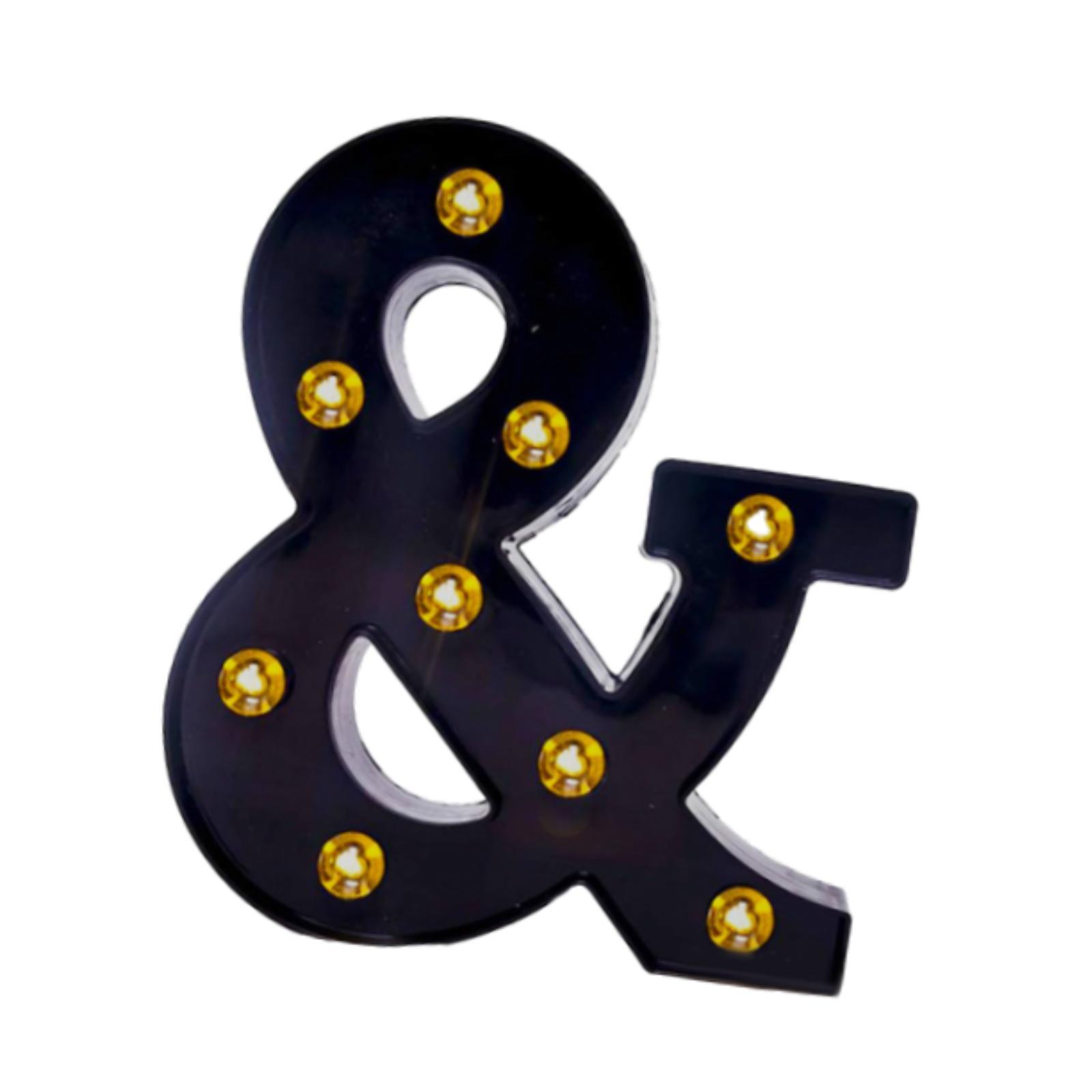 Lampu Huruf Marquee Simbol Amp - Light Up Letters Marquee ulasan dan harga