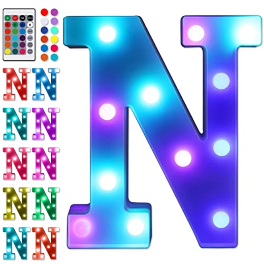 Lampu Huruf LED dengan Remote, - Light Up Letters Marquee ulasan dan harga