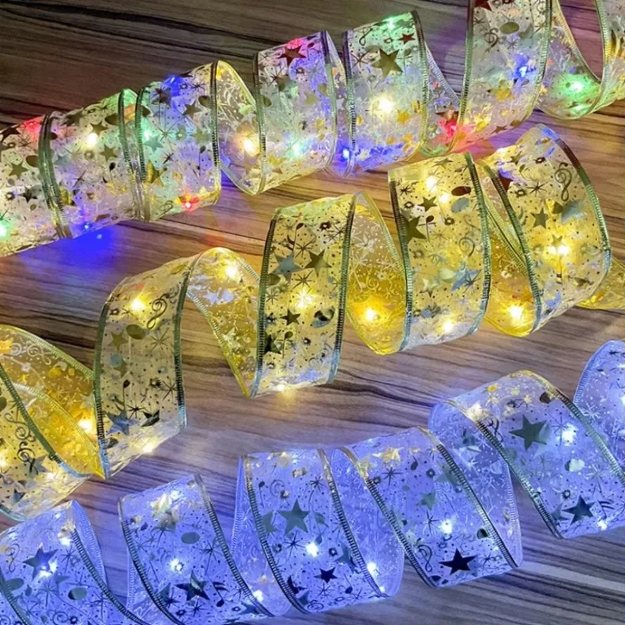 10M 5M LED Emas Perak Pita Lam - Home Decor Lighting Tree ulasan dan harga
